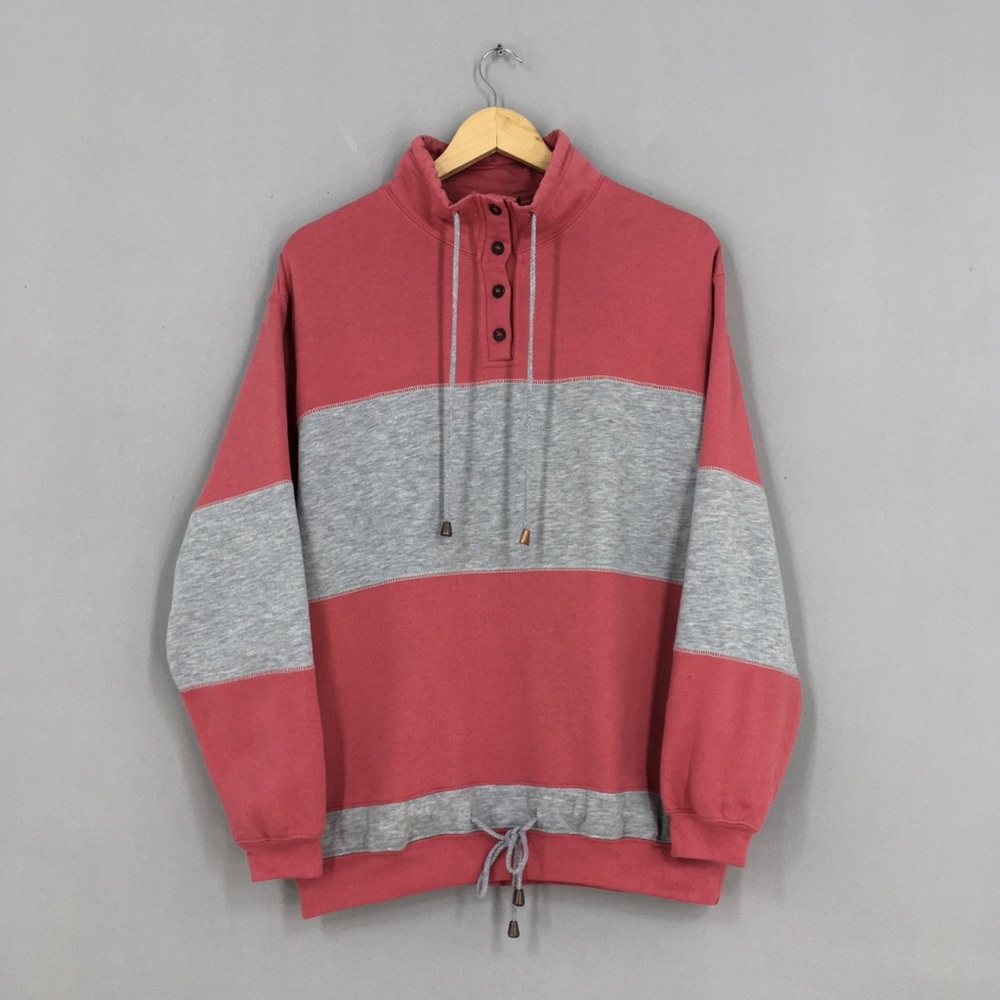 Vintage Hunt Club Cabana Stripes Pullover Sweatshirt
